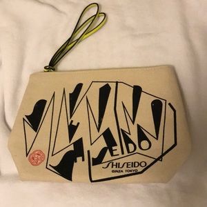 Never been used Shiseido cosmetic bag